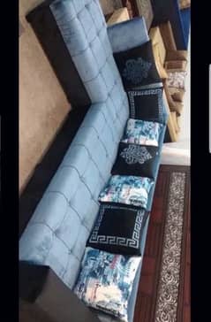 l shaped sofa set 12year grnty foam