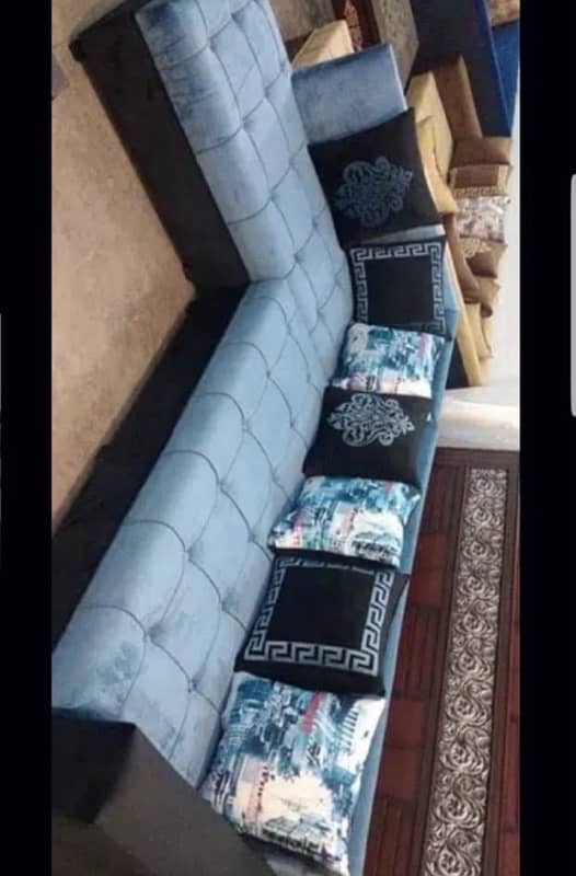 l shaped sofa set 12year grnty foam 0