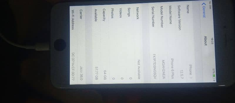 iPhone 6 plus pta 10 by 9 condition all ok 1