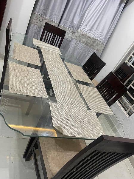 Dinning Table with 6 Chairs 1