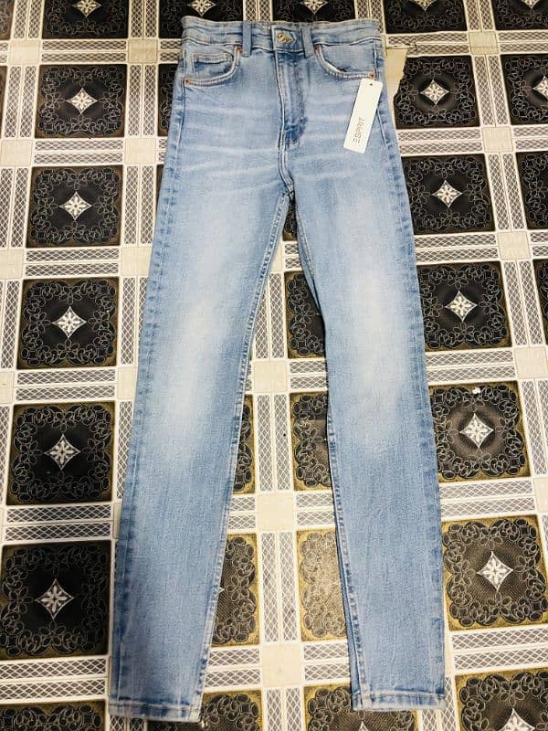 Export leftover women jeans Fresh Lot 90-10 condition 1