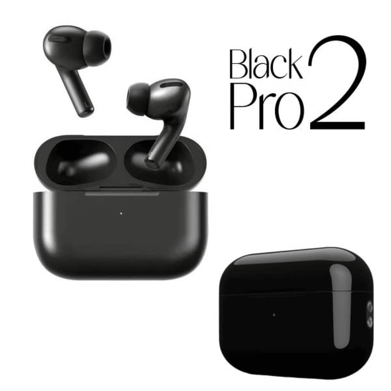 AIRPODS PRO 2nd Generation black edition airbuds airpods and airdots 0