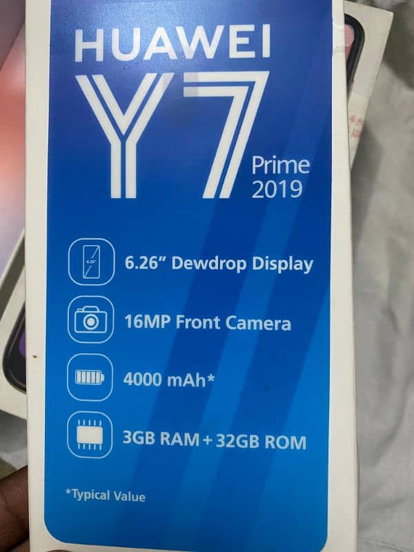 Huawei y7 prime 2019.3/32.4G with box. 2