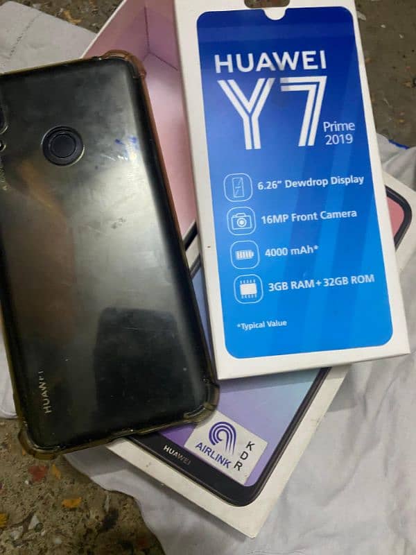 Huawei y7 prime 2019.3/32.4G with box. 8