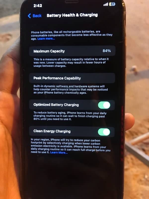 Iphone 11 pro max 64gb non active Sim work 5