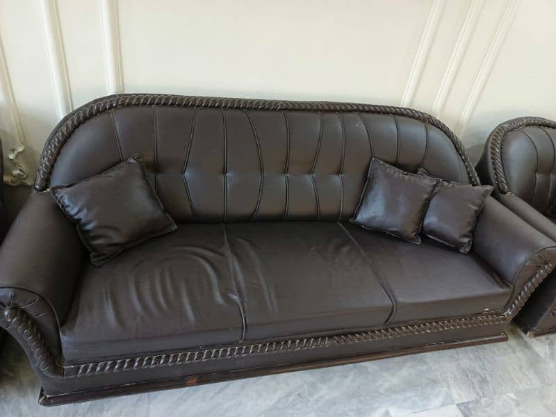 leather sofa set 5 seater 1