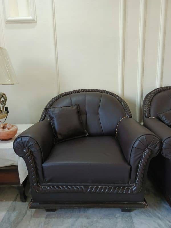 leather sofa set 5 seater 2