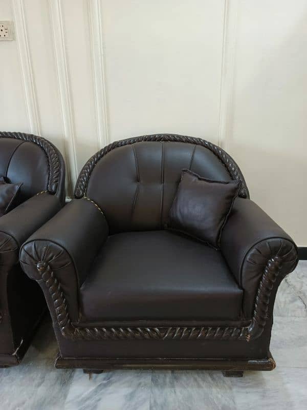 leather sofa set 5 seater 3