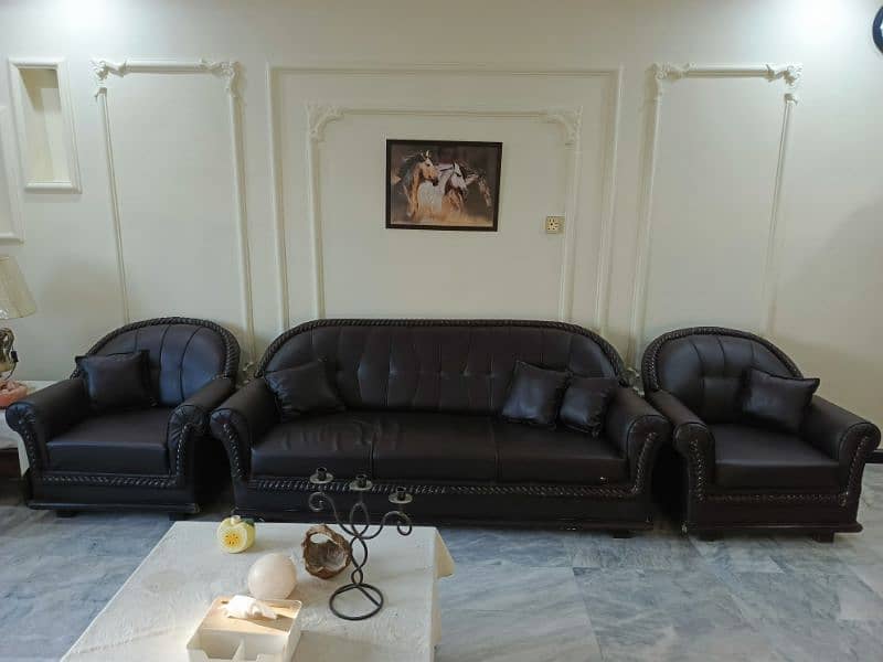 leather sofa set 5 seater 5