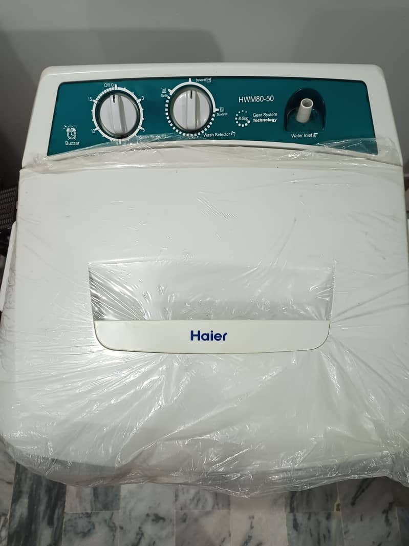 Haier single tub washing machine 8