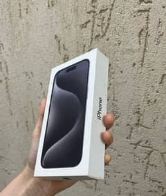 Iphone 15 pro max open box Active pack Non PTA