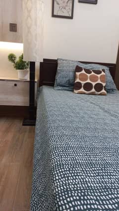 pure solid wood single bed available 0