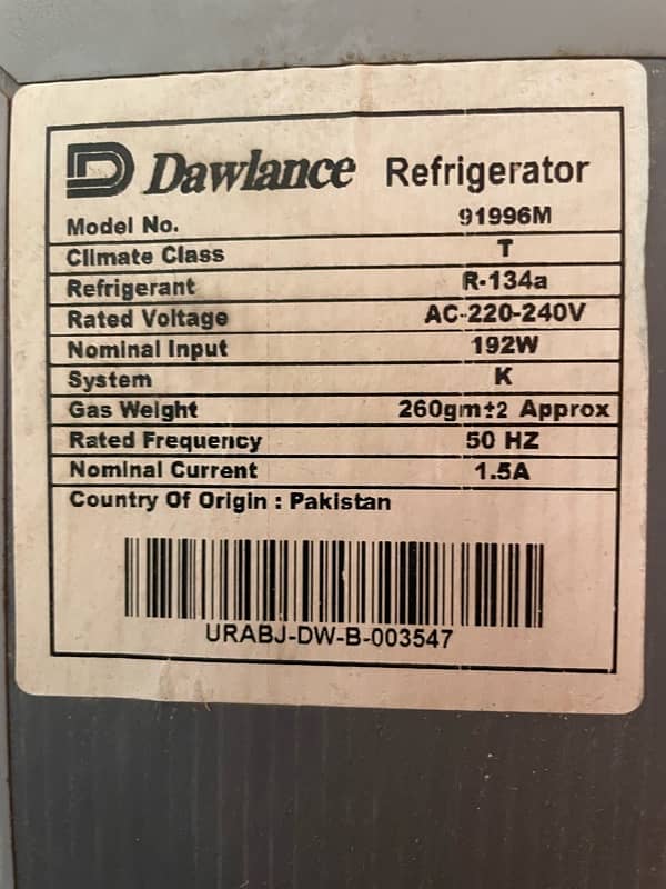 Dawlance Refrigerator 4