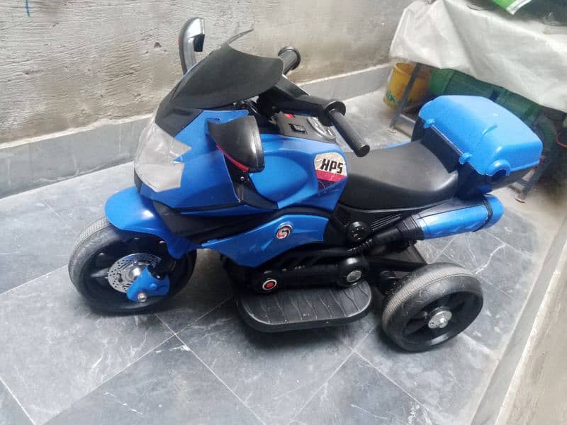 HPS baby chargeable bike in new condition 2