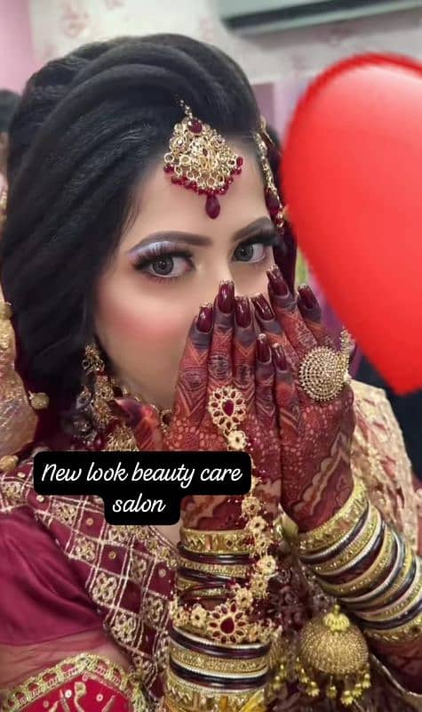 bridal makeup barat + mhndi with all services 4