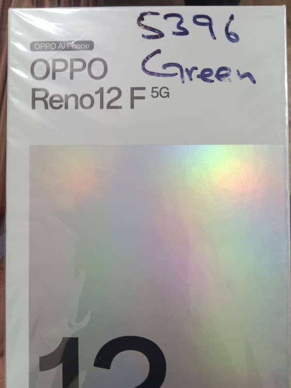 Oppo Reno12F 5G With Box & Charger 0