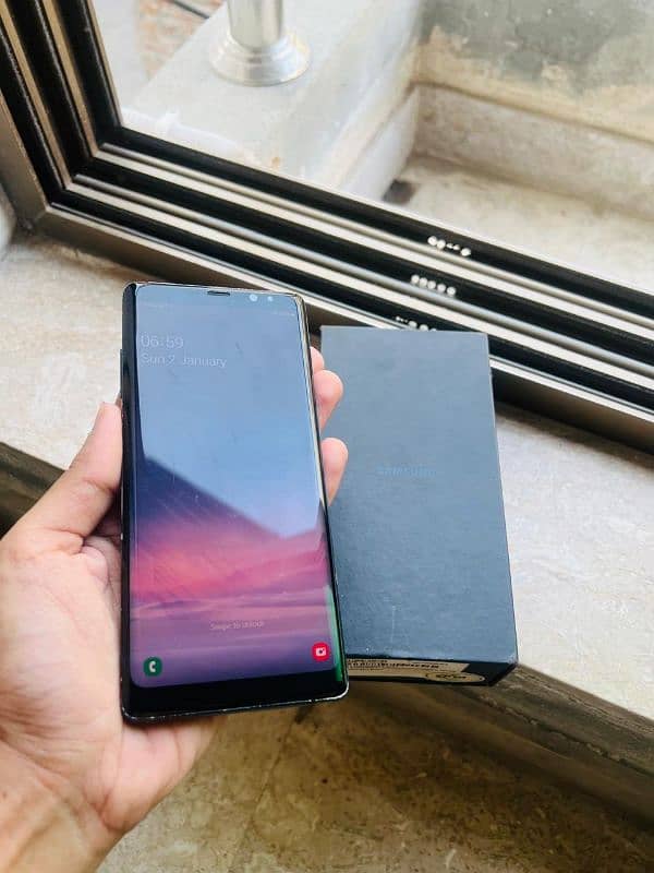 samsung note 8 dual sim official pta approved with box 6/64 2