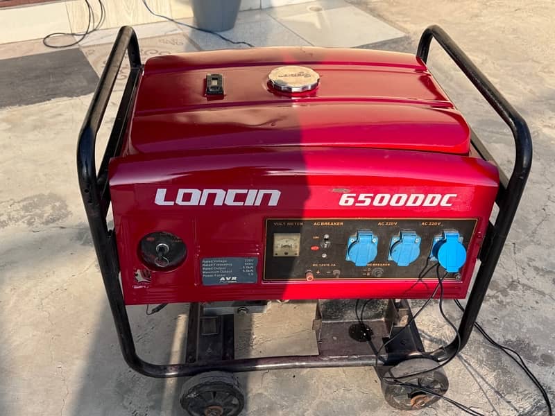 LONCIN 6500DDC 6.5kva (5kw) generator used for sale 6