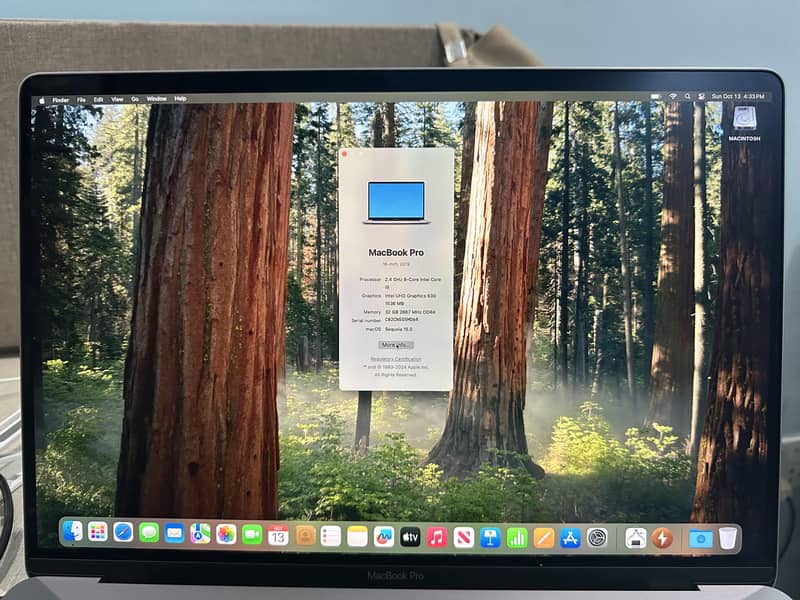 MacBook Pro 2019 16” 32GB RAM 500GB SSD core i9 4GB GPU 0