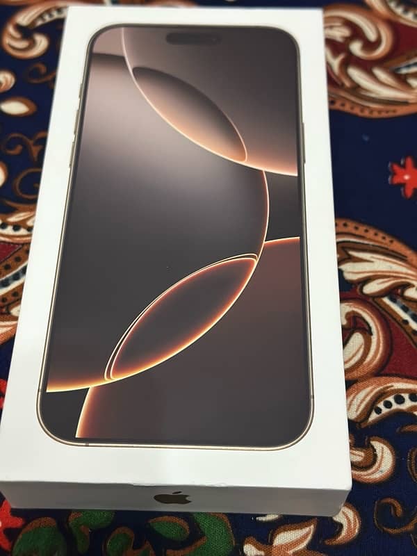 IPhone 16 pro max 256gb Desert titanium TRA 0