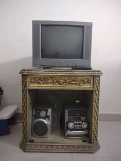 Phillips tv+ tv trolley+ vcd with 2 speakers