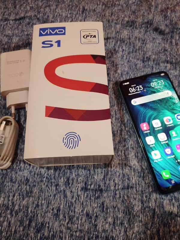 Vivo S1 (8/256) Gb Ram full new with Box and charger Lush condition 4