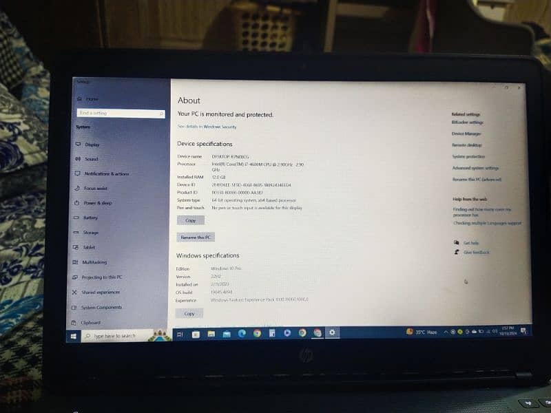 HP ProBook 650 12 Gb Ram 256GB SSD 500 GB HDD 3