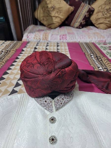 Sherwani White almost New 2