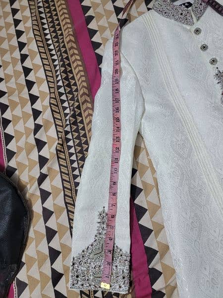 Sherwani White almost New 8