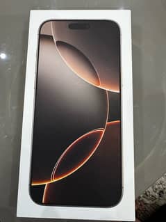 Sealed IPhone 16 pro max 256gb Desert titanium