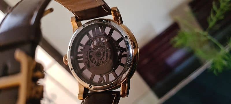 Brand new Cartier Automatic skeleton Gents wrist watchi 3