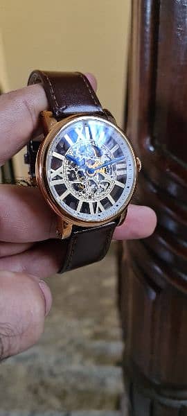 Brand new Cartier Automatic skeleton Gents wrist watchi 4