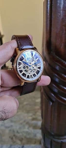 Brand new Cartier Automatic skeleton Gents wrist watchi 8