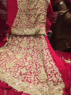 barat bridal dress for sale - red lehnga