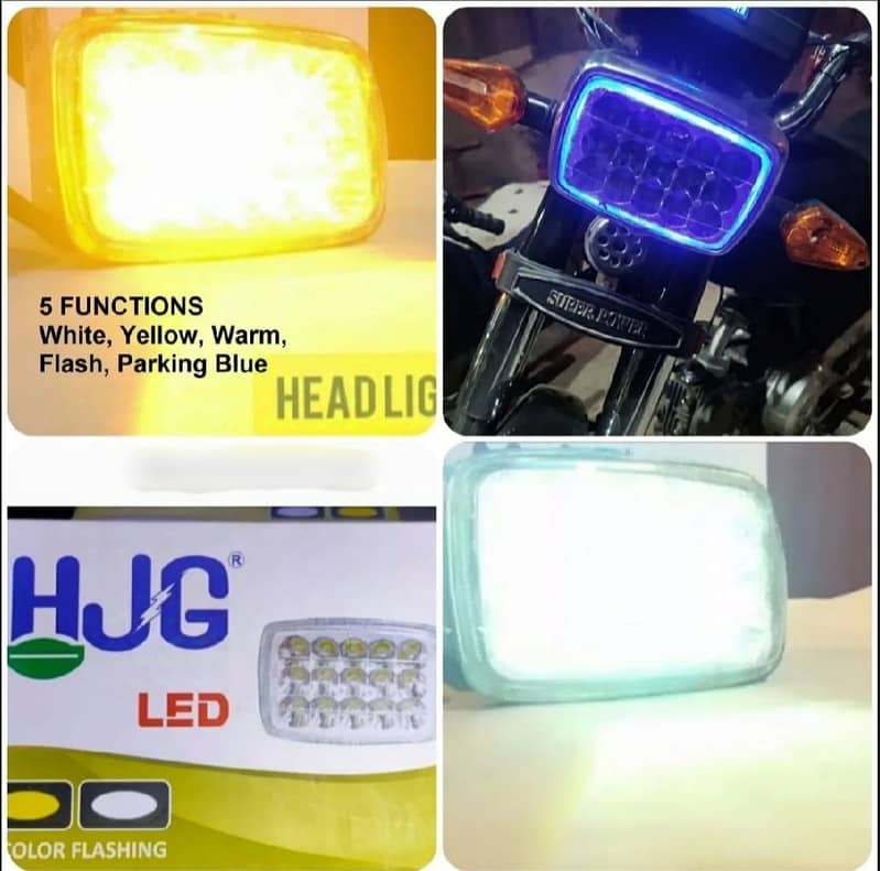 5 Funcation Led Head Light For BIKE 2