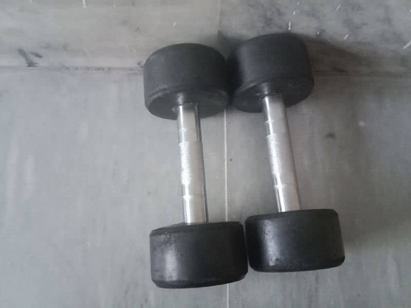 2 KG Rubber Dumbbells On Sale 2