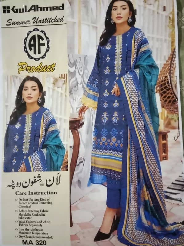 Gul Ahmad ladies unstitched clothes 1