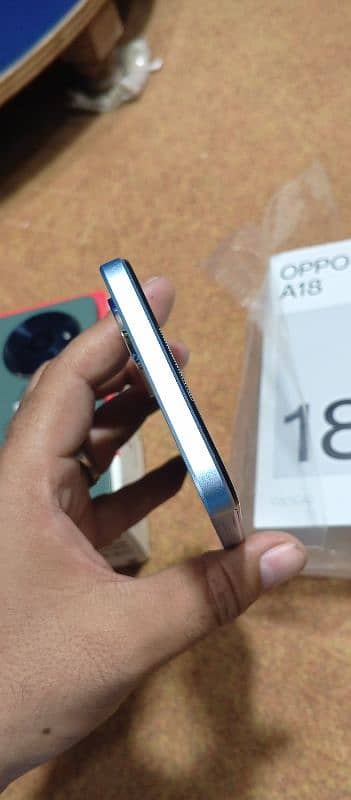 oppo A18 4+4gb Ram 128 Gb room 5000mh battery condition 10/10 with box 4