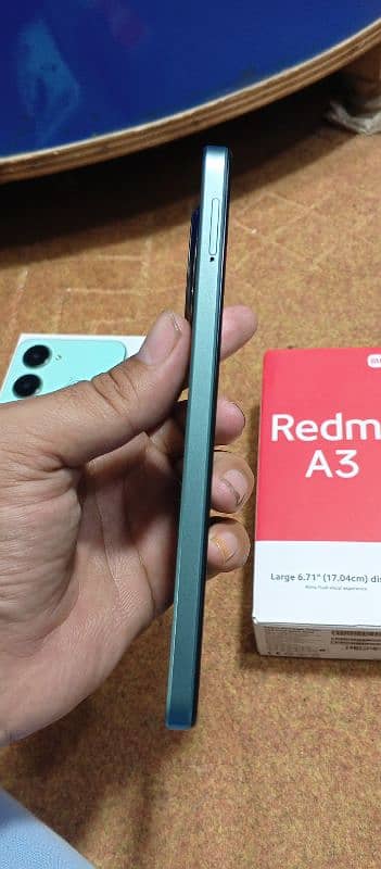 Redmi A3 forest green 4GB Ram 64Gb Room condition 10/10 with box 3