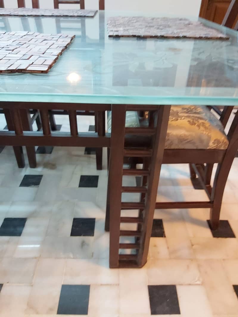 Pure sheesham wood dining table 1