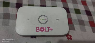 ZONG 4G Bolt Plus Fully Unlocked Mint Condition