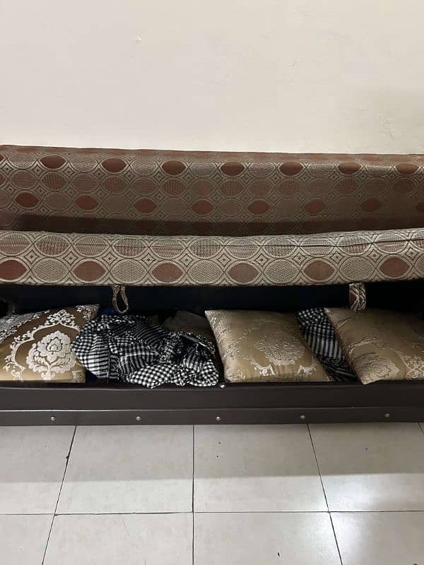 sofa kum bed new condition available 2