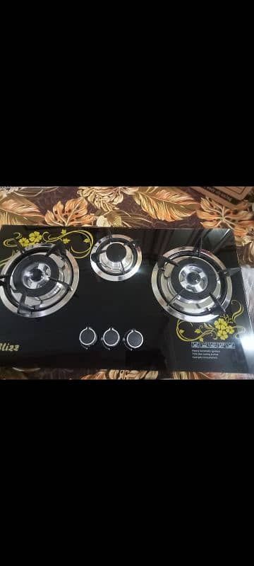 New 3 Burners glass stoves for sell 0