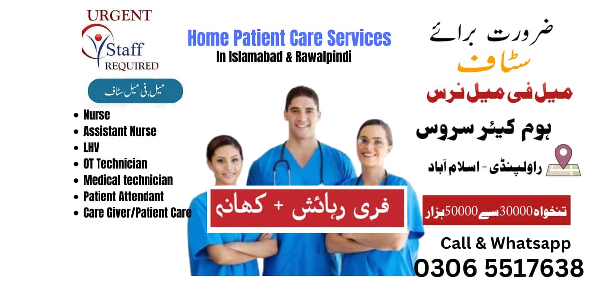 Staff Required, LHV/ Nurses/Assistant Nurse/Patient Attendant/OT Tech 0