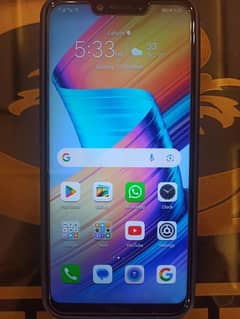 Huawei honor play with cover and protector 0