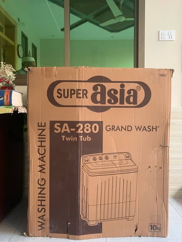 Super asia washing machine and dryer 1