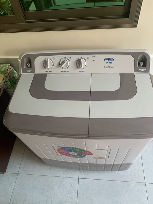 Super asia washing machine and dryer 2