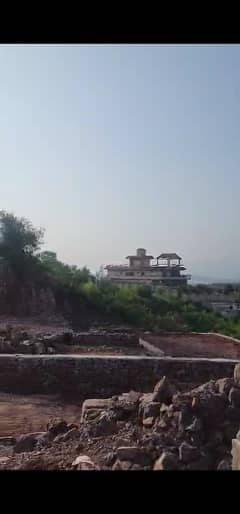 15.4 Marla developed plot for sale. ready for construction. Beautiful view 9f muree hills and marghala hills