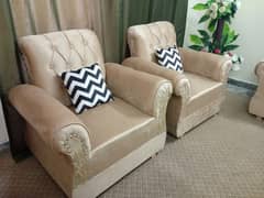 5 seater velvet sofa with cushions | sofas