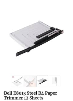 Deli E8013 Steel B4 Paper Trimmer 12 Sheets (negotiable price) 0